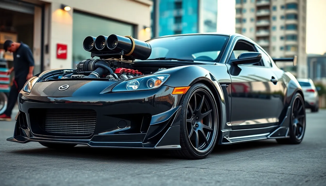 Ultimate Guide to Mazda RX8 Modified: Turbo Kits, Engine Swaps & Performance Mods 2 Ultimate Guide to Mazda RX8 Modified: Turbo Kits, Engine Swaps & Performance Mods 1