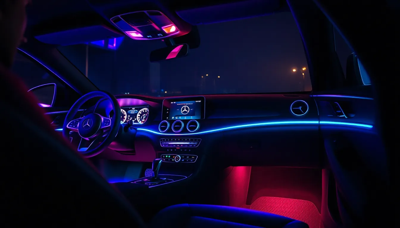 Mercedes Interior Night: 64-Color LED System & Premium Features Guide 2025 1