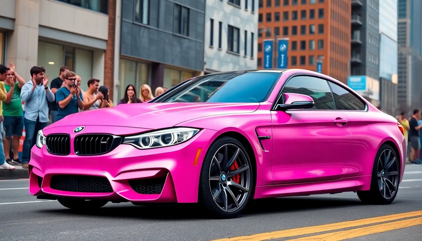 Pink BMW M4: The Bold Sports Car Breaking All Color Barriers in 2025 1